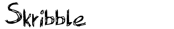 Skribble font