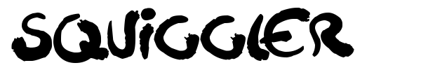 Squiggler font