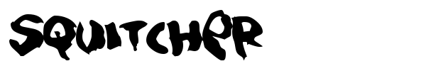 Squitcher font