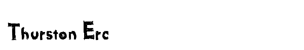 Thurston Erc font
