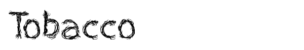 Tobacco font