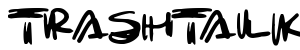 Trashtalk font