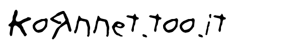 KoRnNet.too.it font preview