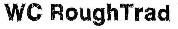 WC RoughTrad Bta font