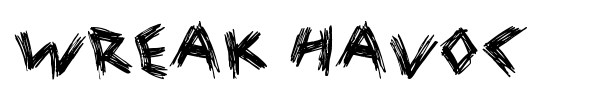 Wreak Havoc font