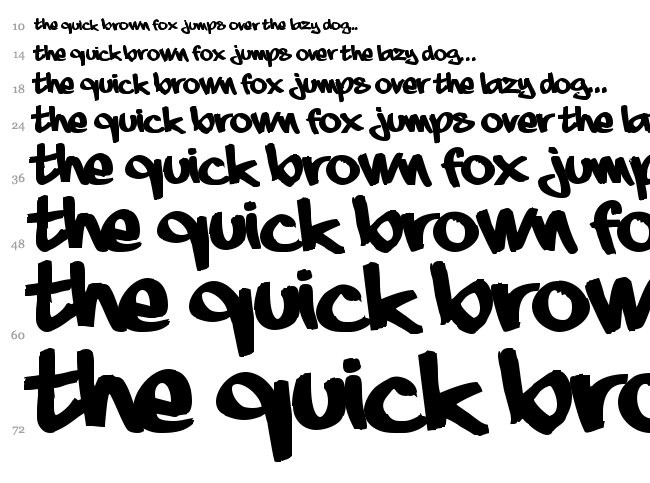 Aaaiight! font waterfall