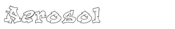 Aerosol font