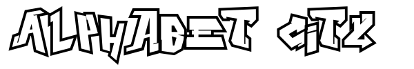 Alphabet City font