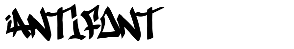 Antifont font