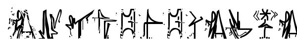 Antropofagia font