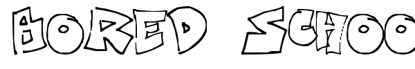 Bored Schoolboy font
