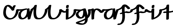 Calligraffiti font