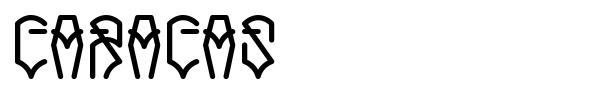 Caracas font