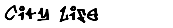 City Life font