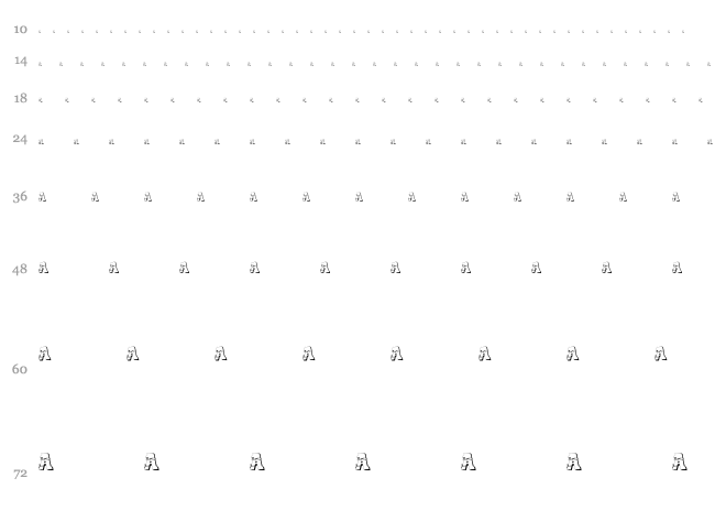 Dak Font font waterfall