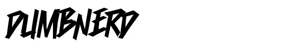 Dumbnerd font