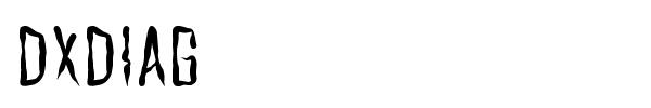 Dxdiag font