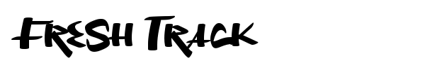 Fresh Track font