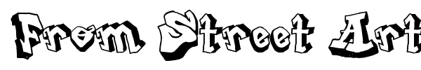 From Street Art font