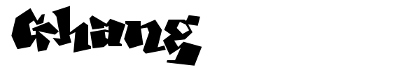 Ghang font