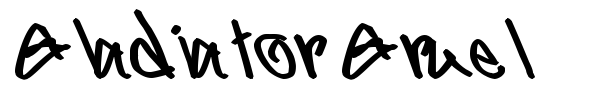 Gladiator Gruel font