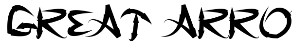 Great Arrows font