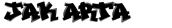 Jak Arta font
