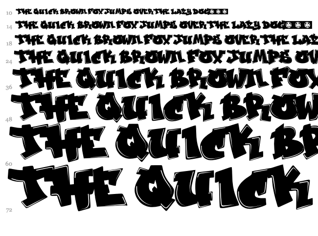Jak Arta font waterfall