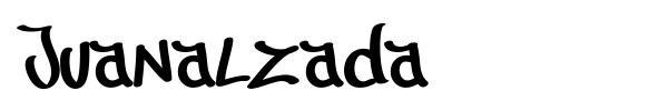Juanalzada font