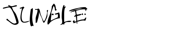 Jungle font preview