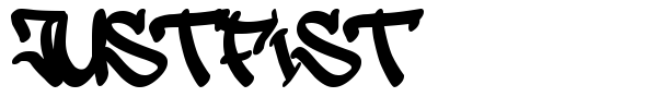 JustFist font preview