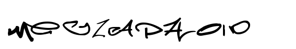 Meglaphoid font