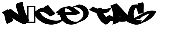N!ce Tag font