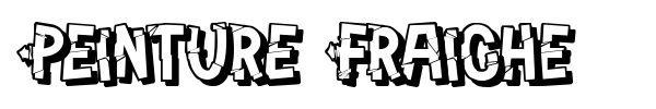 Peinture Fraiche font