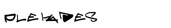Pleiades font