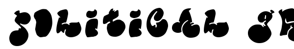 Political Graft font preview
