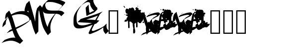 PW Graffiti font