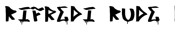 Rifredi Rude Boy font