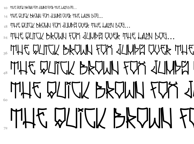 Rolinho font waterfall
