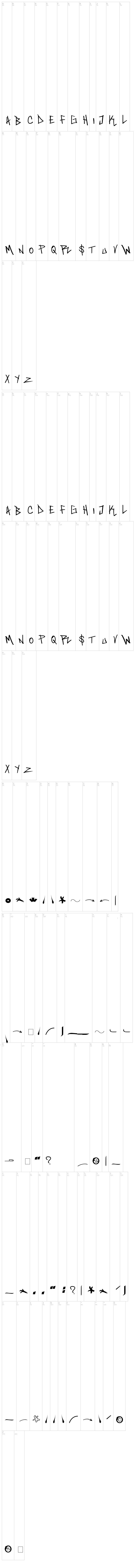Saint font map