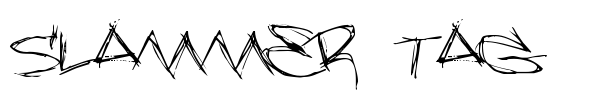 Slammer Tag font