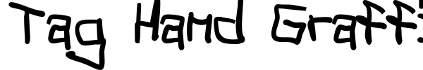 Tag Hand Graffiti Trash font