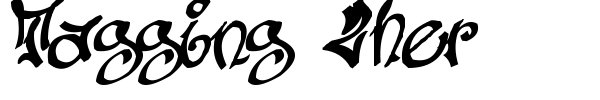 Tagging Zher font