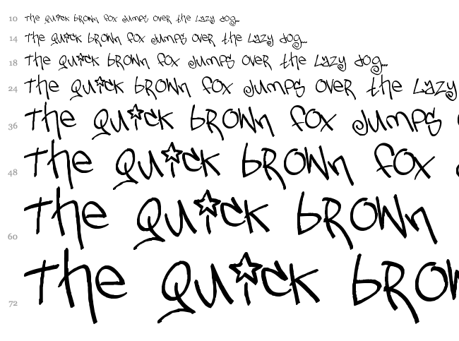 Tags Xtreme 2 font waterfall
