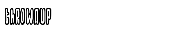 Thrownup font