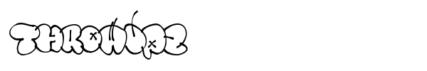 Throwupz font