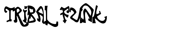 Tribal Funk font preview