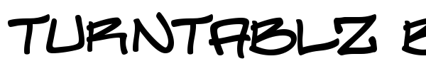 Turntablz BB font