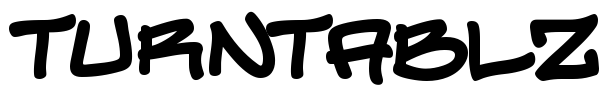 Turntablz BB font preview