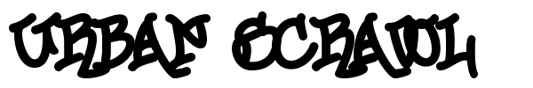 Urban Scrawl font preview